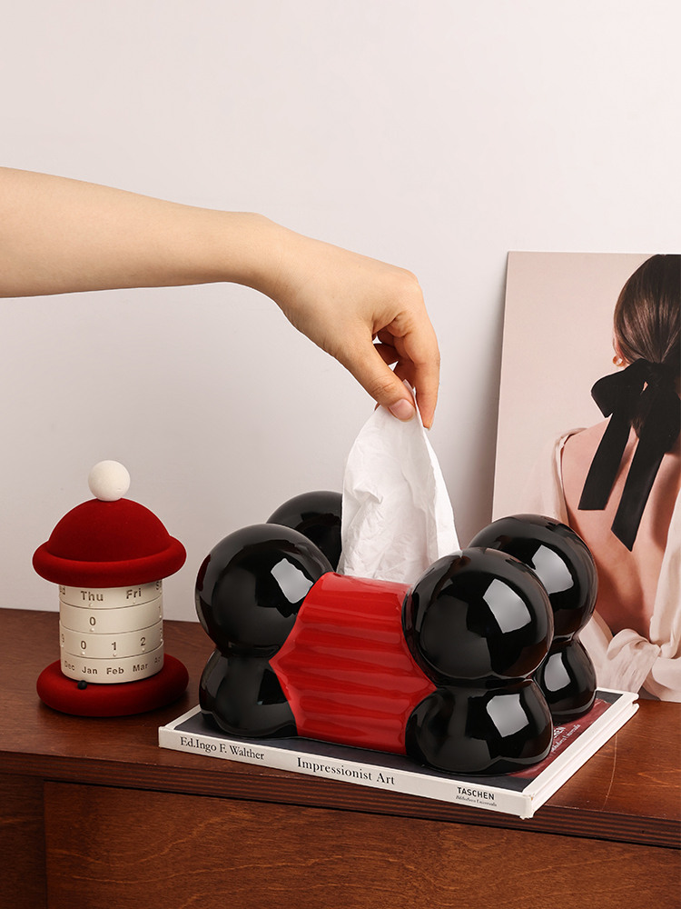 Modern Simple Art Tissue Box, Creative Home Decoration