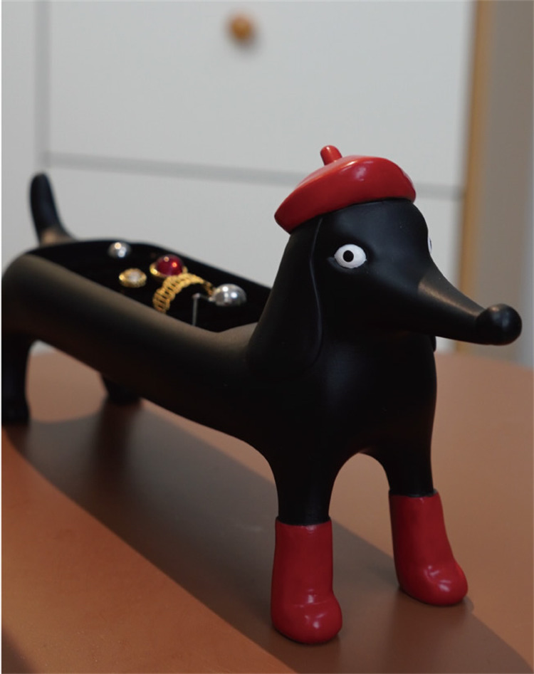 Pet Dog Jewelry Jewelry Box - Funny Desktop Decoration Organizer