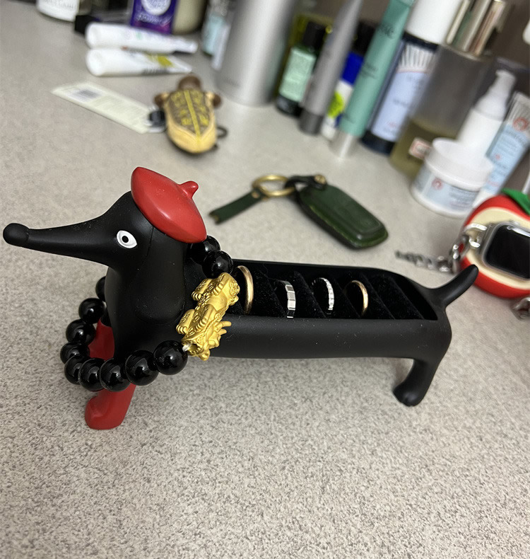 Pet Dog Jewelry Jewelry Box - Funny Desktop Decoration Organizer