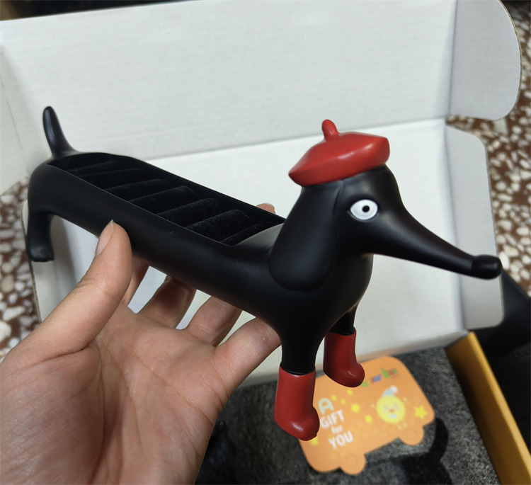 Pet Dog Jewelry Jewelry Box - Funny Desktop Decoration Organizer