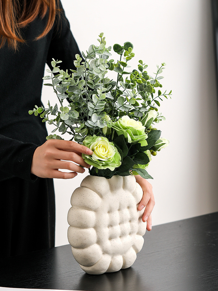 Simple Modern Art Cookie Decorated Vase,Home Decoration