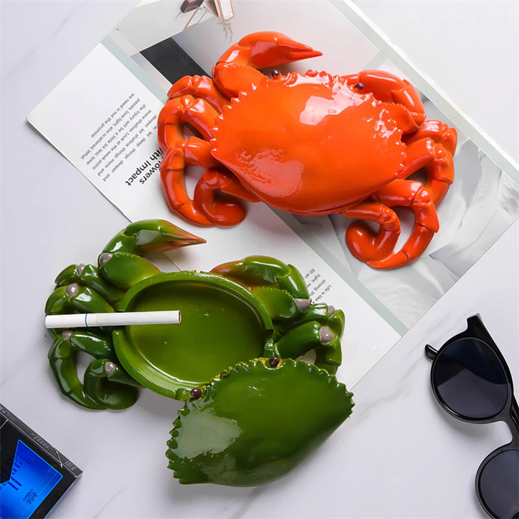 Whimsical Crab Ashtray - Fun  Desktop Decorative Organization