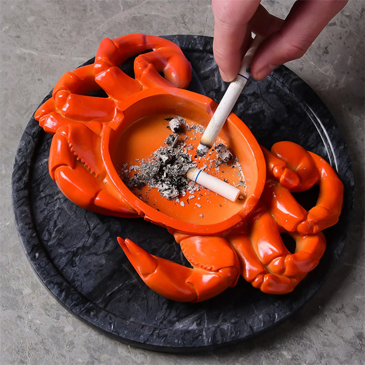 Whimsical Crab Ashtray - Fun  Desktop Decorative Organization