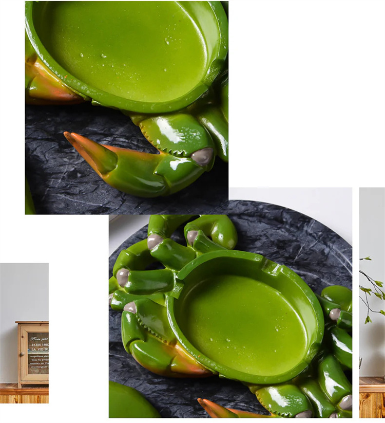 Whimsical Crab Ashtray - Fun  Desktop Decorative Organization