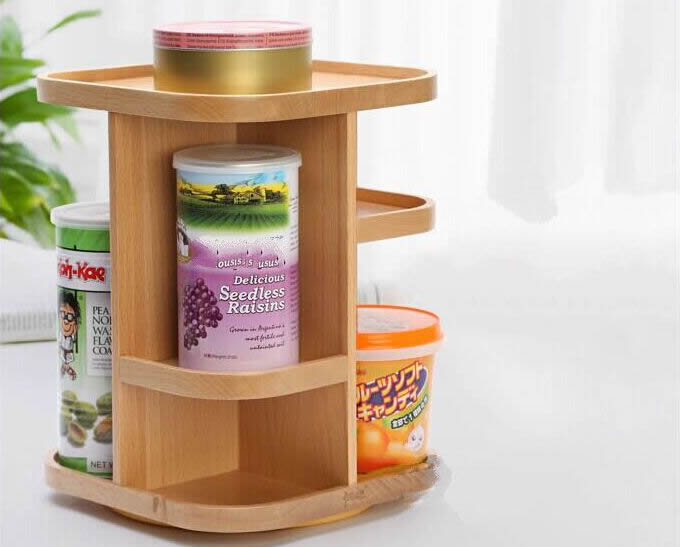 360 Degree Rotation Cosmetic Desktop Storage Organizer 