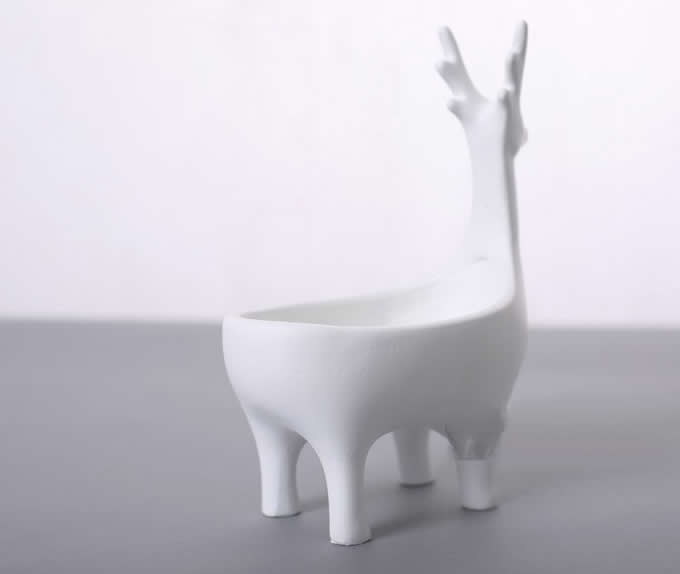 Art Creative Resin Deer Flower Pot