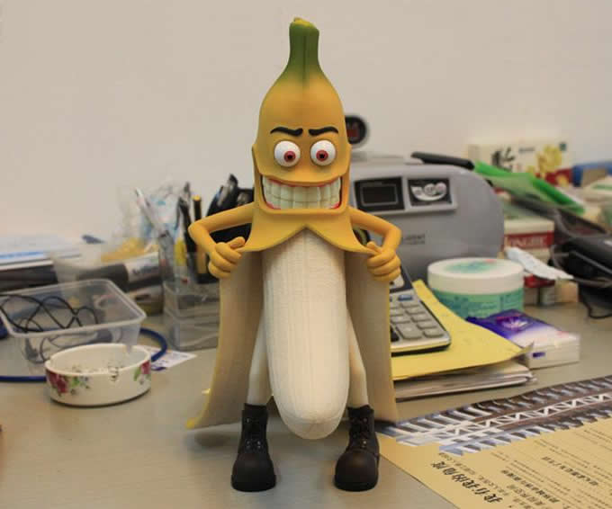  Banana Man model  Decorative