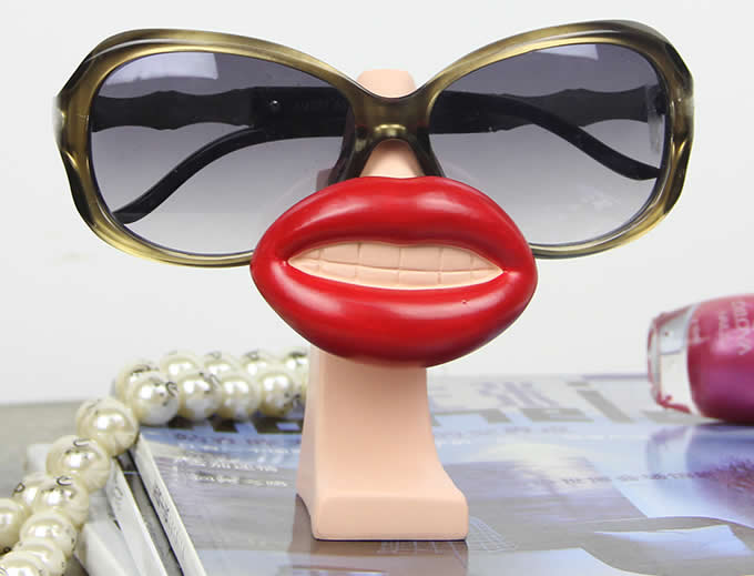 Big Lips Sunglasses Glasses Holder / Spectacle Display Stand