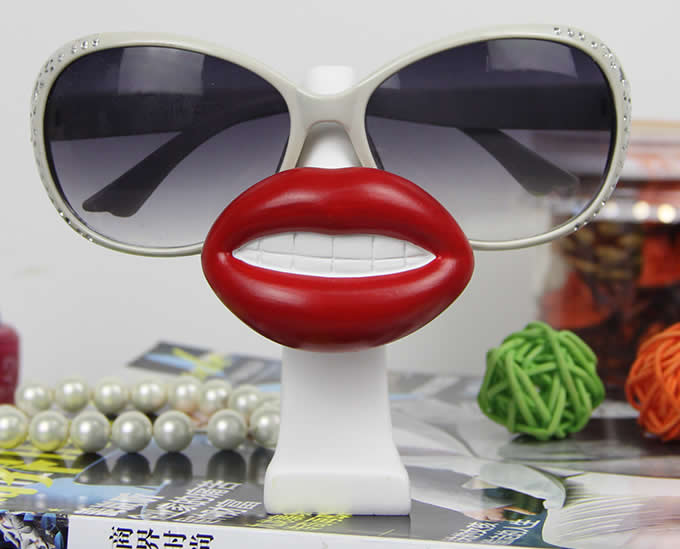 Big Lips Sunglasses Glasses Holder / Spectacle Display Stand