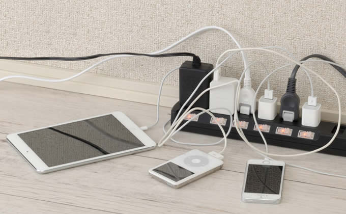  Cable Cord Management Storage Box  Charger Holder