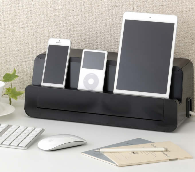 Cool Charger Holder Smartphone Gadgets Cell Phone wall charging station  FELT docking accessory minimalist design organizer cord management