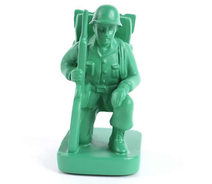  Cartoon Soldier  Eyeglass Holder 