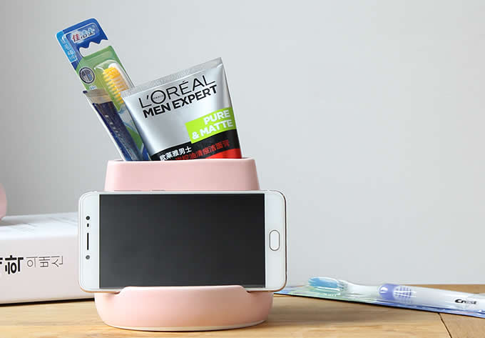 Ceramic Vase Smartphone Holder Stand 