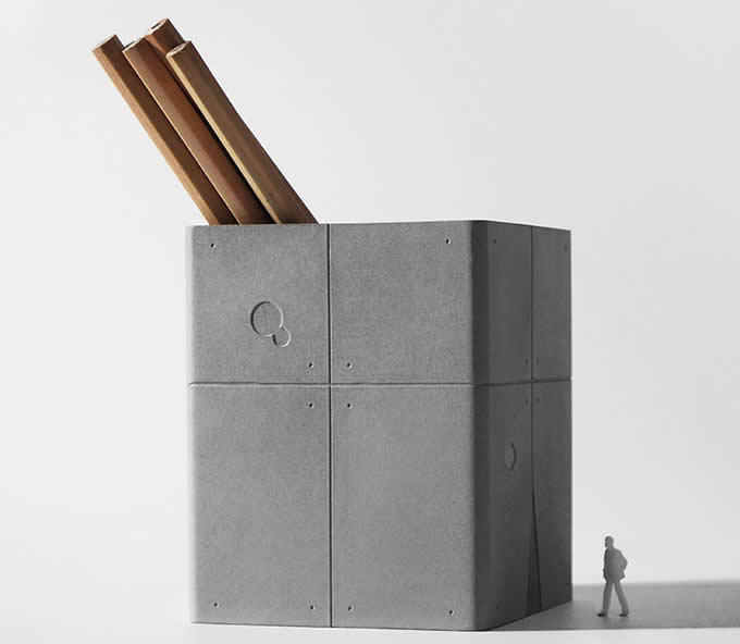  Concrete Cement Pencil Cup 