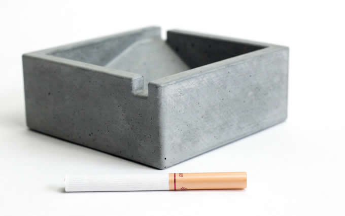 Concrete Cigar Cigarette Ashtray