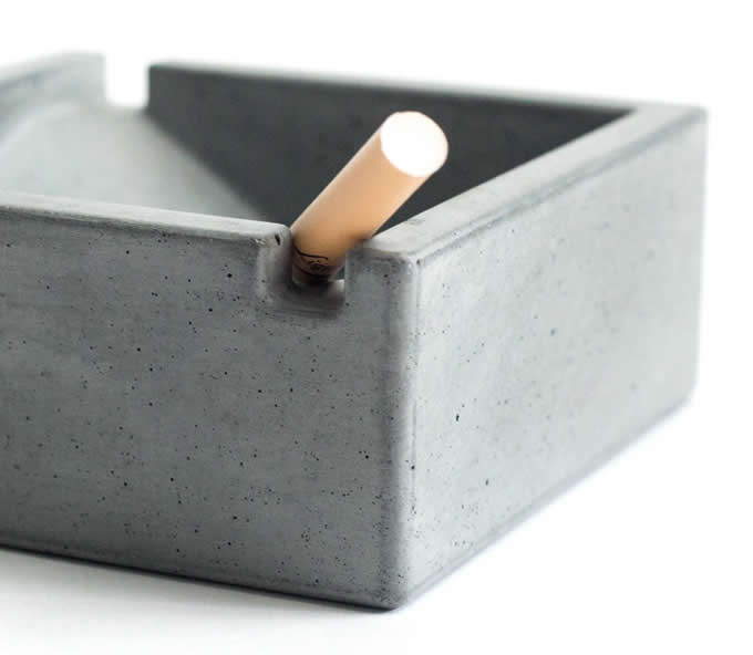 Concrete Cigar Cigarette Ashtray