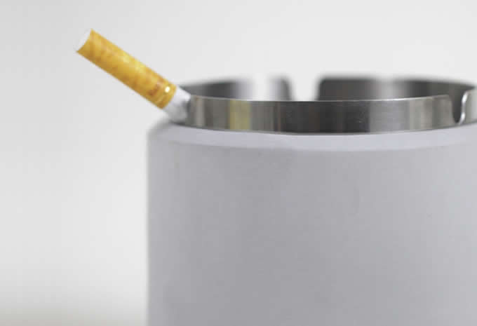 Concrete  Round Cigarette Ashtray Holder for Home
