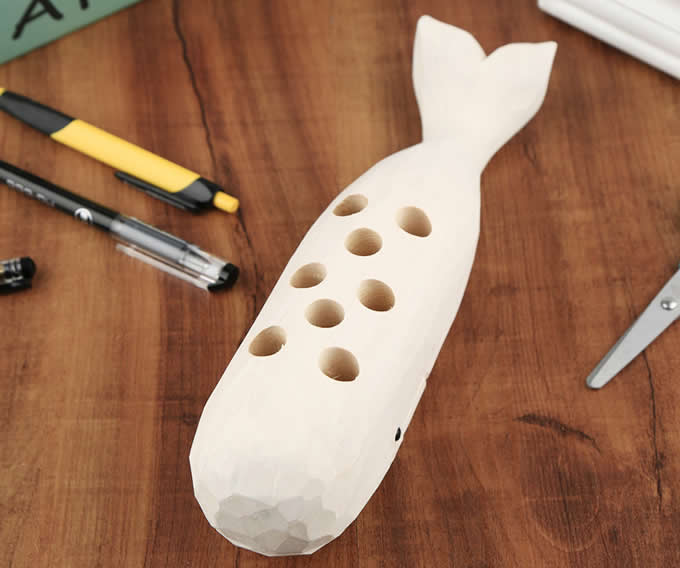  Cute Whale Pen Pencil Holder Desk Organizer