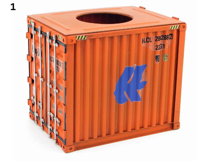 Cube Shipping Container Tissue Box