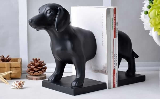 Dachshund Dog  Bookend