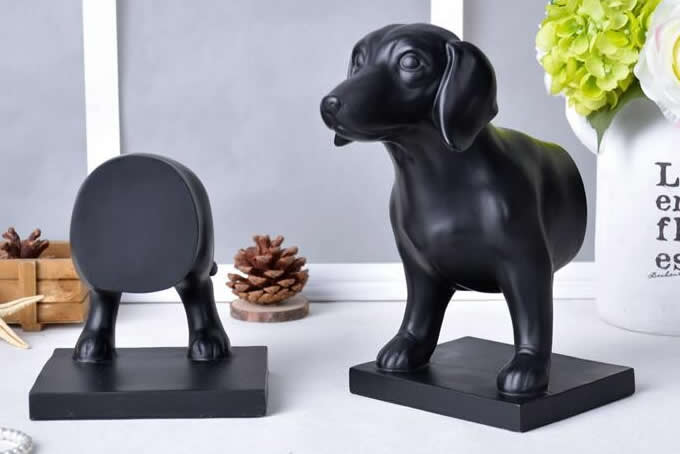 Dachshund Dog  Bookend