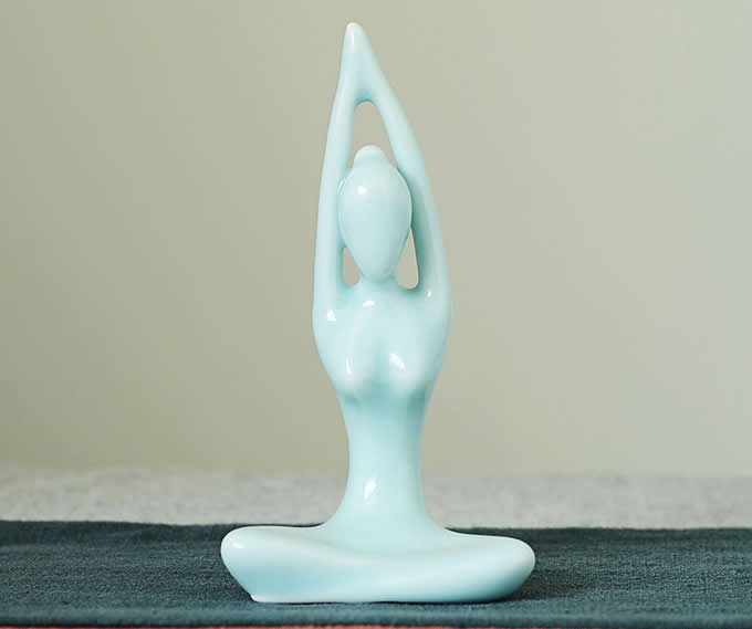  Decorative Yoga Poses Figurine  Sculpture