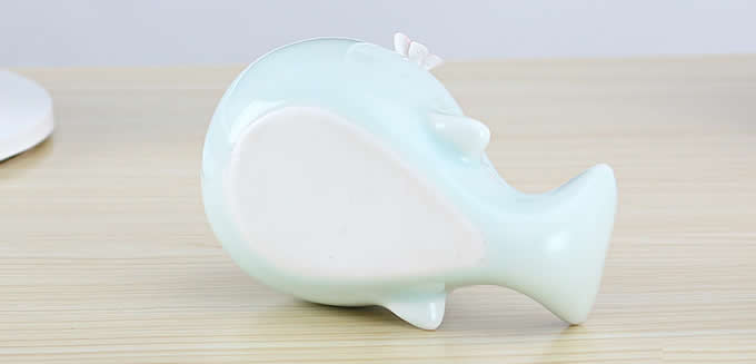  Desktop  Porcelain Whale Vase