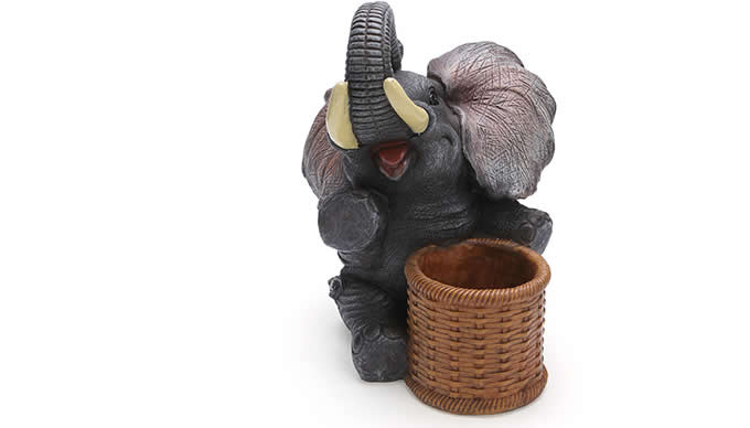 Elephant Pen Pencil Holder Desk Organizer  