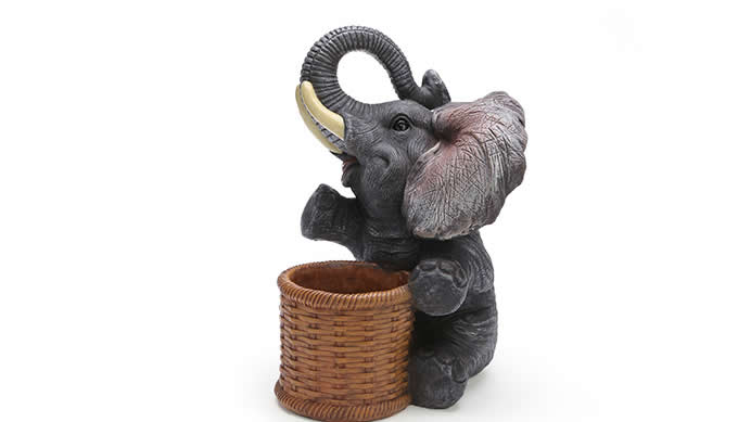 Elephant Pen Pencil Holder Desk Organizer  