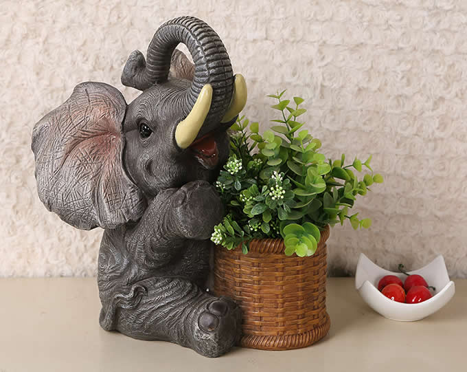 Elephant Pen Pencil Holder Desk Organizer  