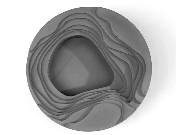 Geometry Concrete Cigar Cigarette Ashtray