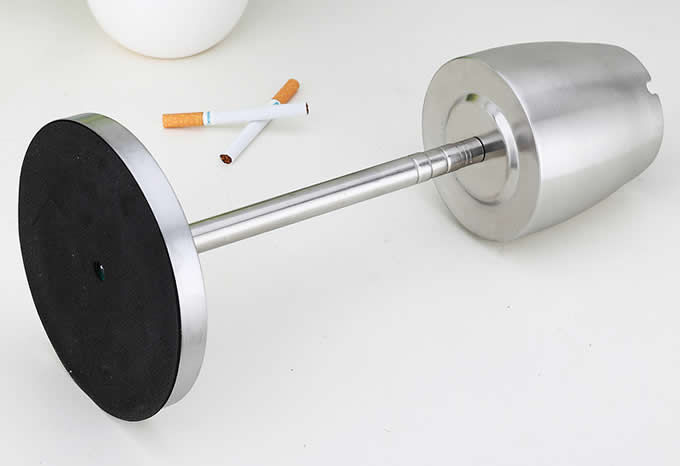 Stainless Steel Telescopic Floor Stand Ashtray