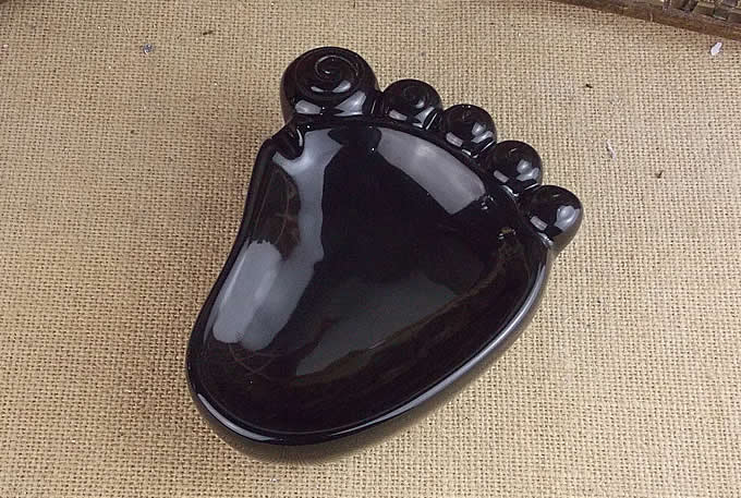 Hand & Foot Shaped Ceramic Ashtray  