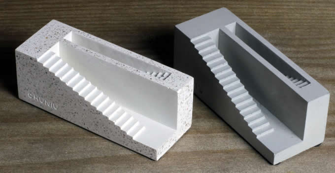  Handmade Concrete Architectural  Business Card Holder