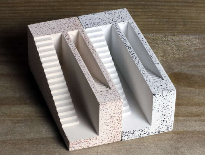  Handmade Concrete Architectural  Business Card Holder