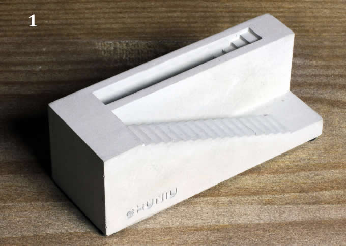  Handmade Concrete Architectural  Business Card Holder