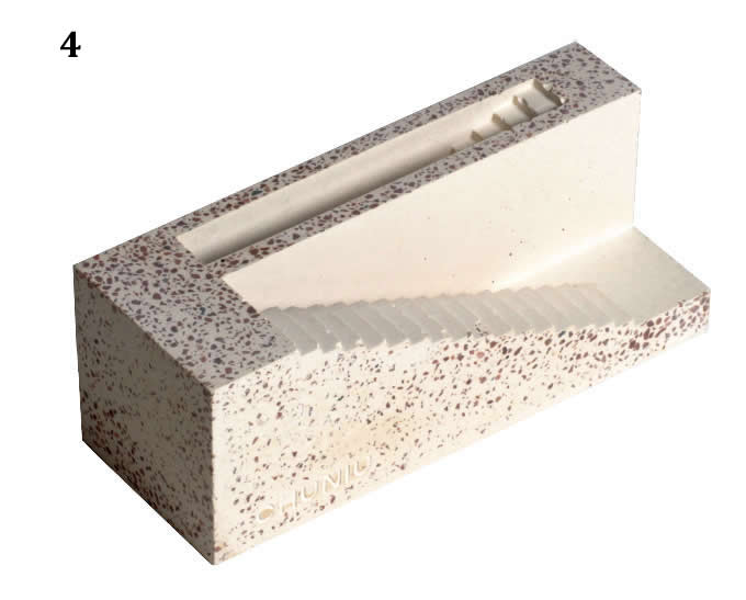  Handmade Concrete Architectural  Business Card Holder
