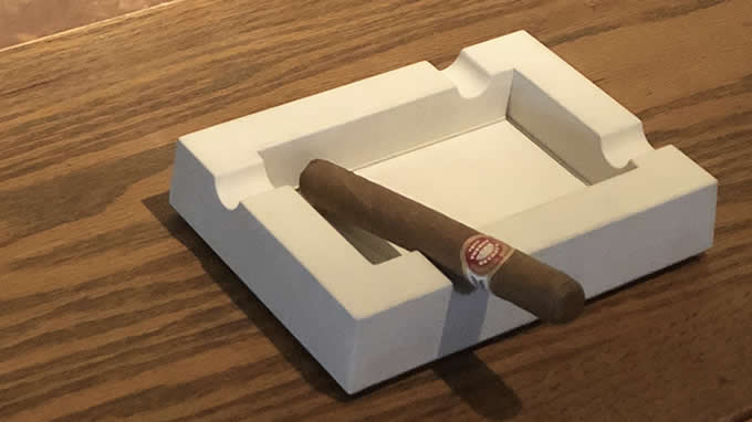  Handmade Suqare Cement Concrete  Cigar Cigarette Ashtray