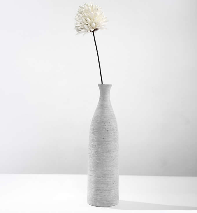 Home Decor Modern Bottle  Shaped Concrete Vase 