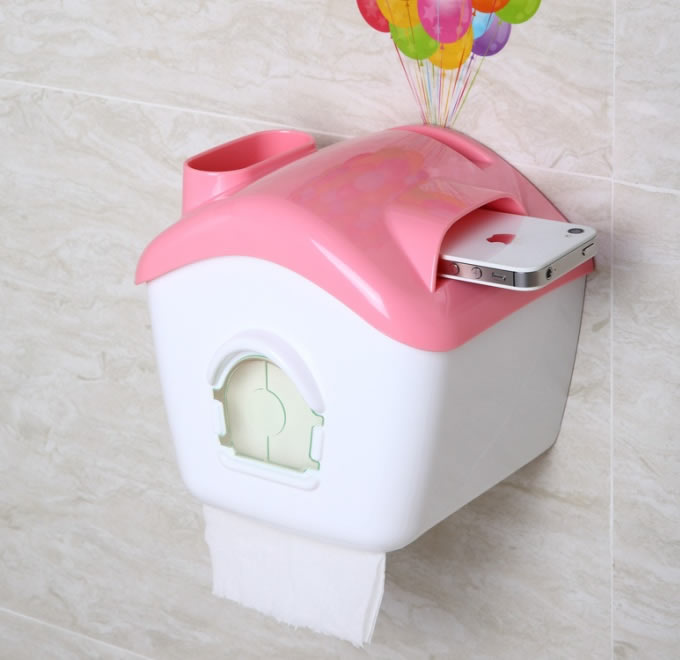  House Shaped Tissue Box, Cell Phone Holder