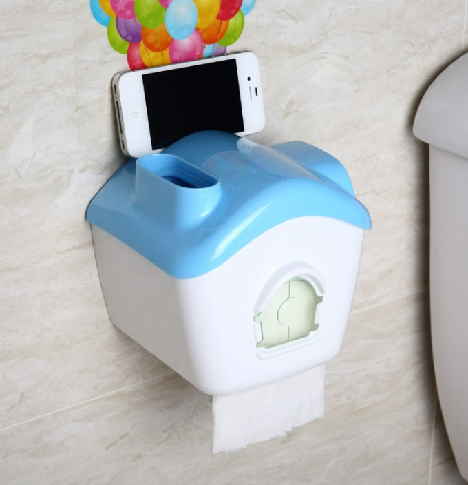  House Shaped Tissue Box, Cell Phone Holder