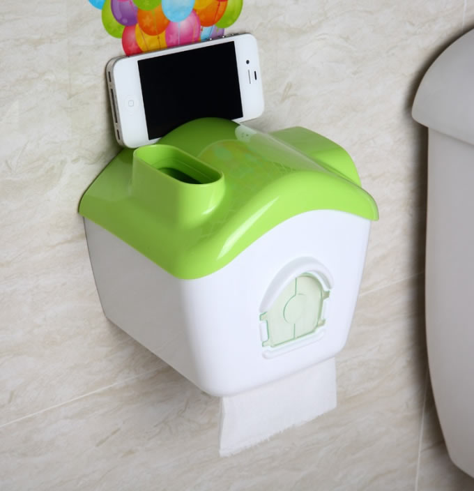  House Shaped Tissue Box, Cell Phone Holder