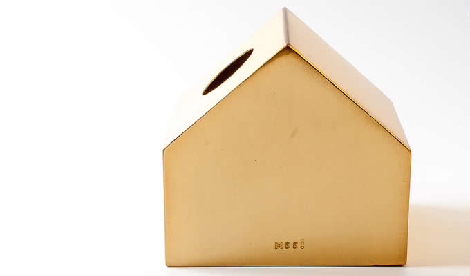 Metal House-Shaped Tissue Box Tissue Holder Cover 