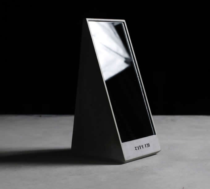  Modern Concrete  Frame Mirror