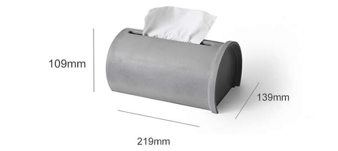 Modern  Concrete Home Bath Tissue Box Holder 