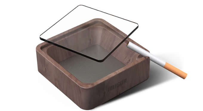 Natural  Wooden Ashtray