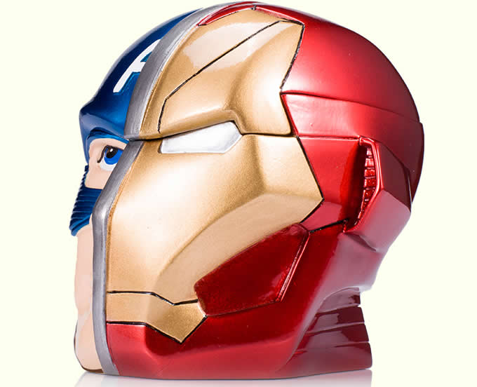  Iron Man&Captain America Helmet Portable Ashtray