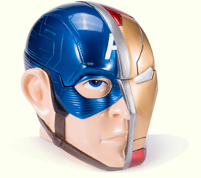  Iron Man&Captain America Helmet Portable Ashtray