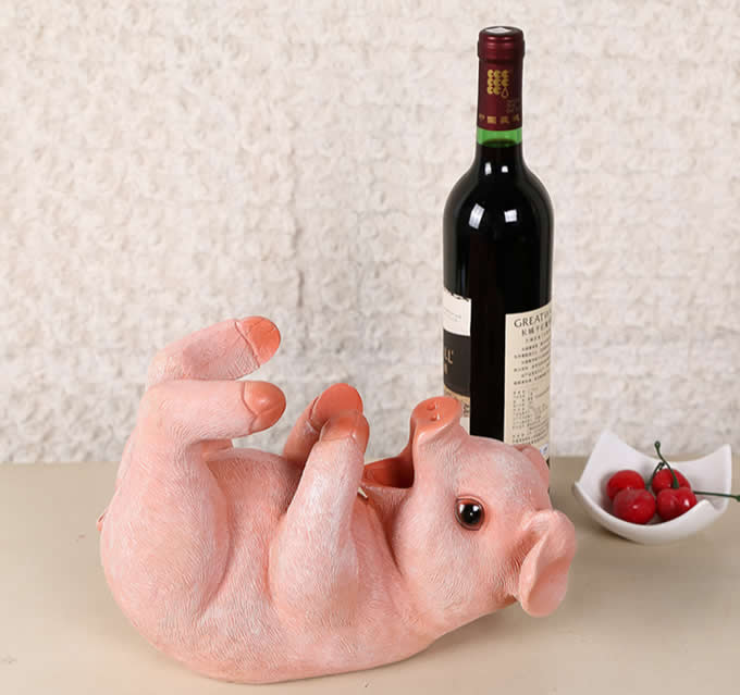 Pig Wine Bottle Holder