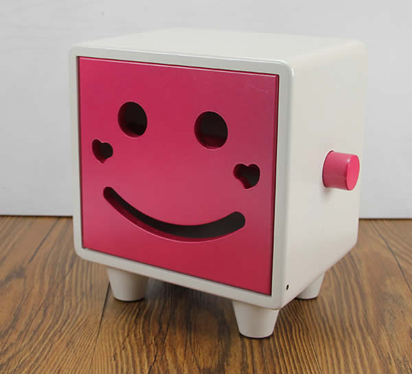 (Pink) Smiley Face Tissue Box